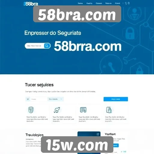 Avaliação de segurança do site 58bra.com em destaque